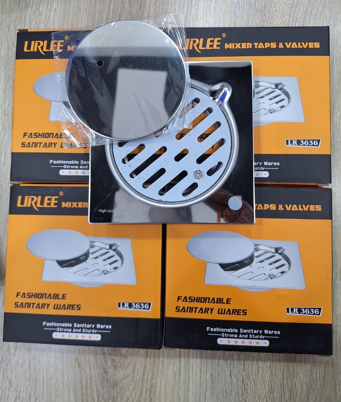 LIRLEE LR 3636 Chrome Floor Trap